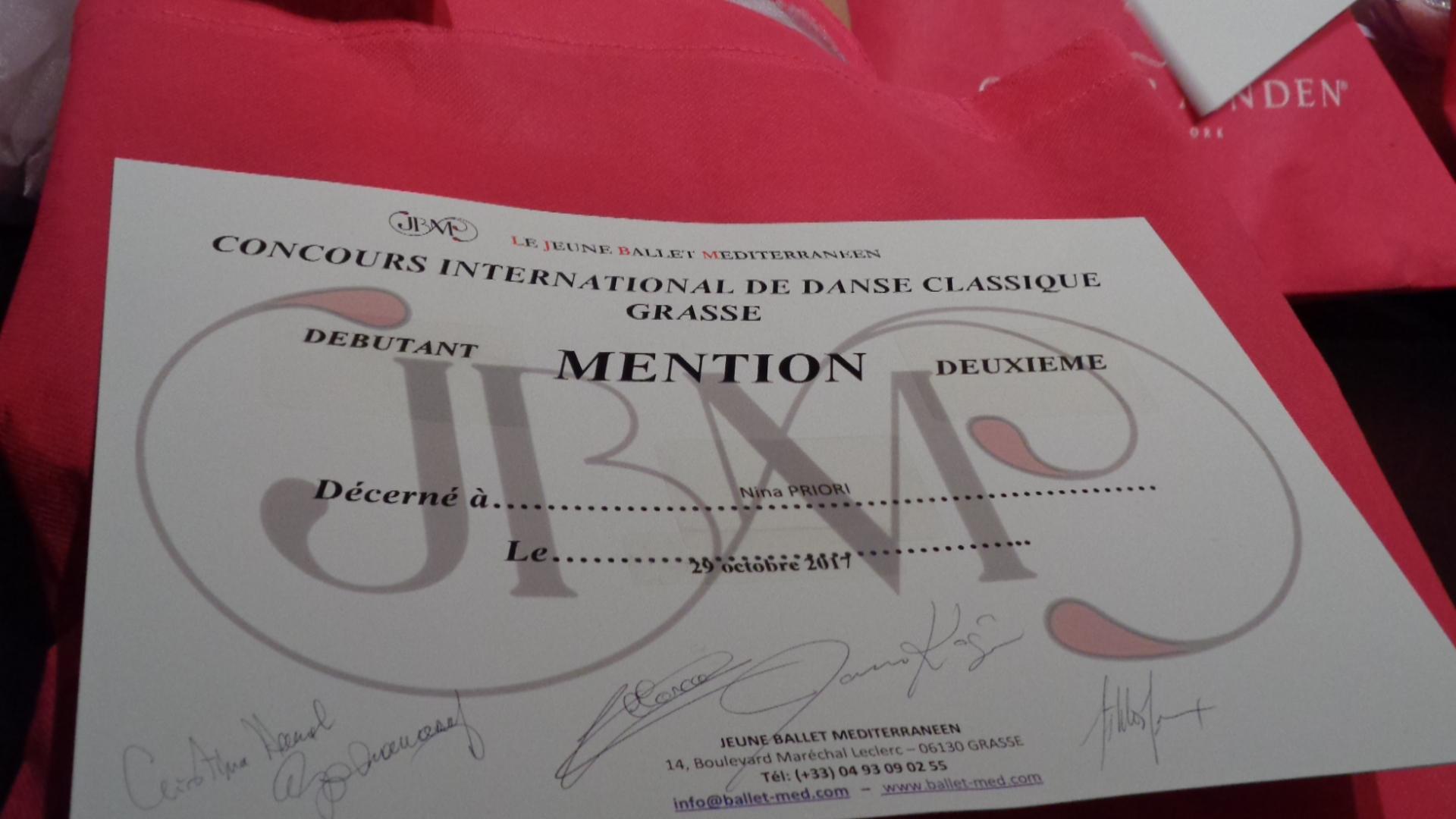 Concours International de Danse Classique de Grasse