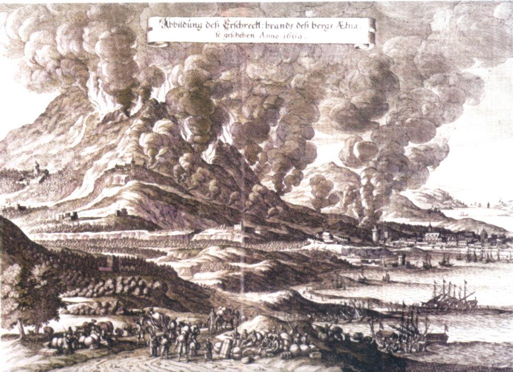 eruption volcan etna 1669