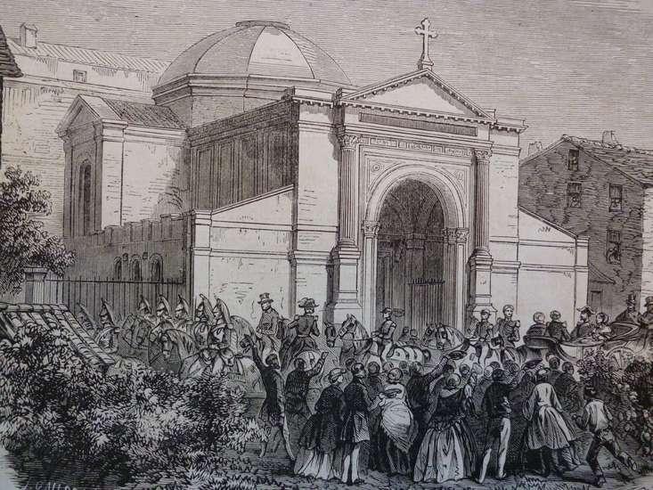 14 septembre 1860 Napoléon III et l’impératrice Eugénie en visite à Ajaccio