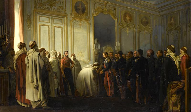 Les chefs arabes présentés au prince-président, France, vers 1852 programme expo Mucem 2022